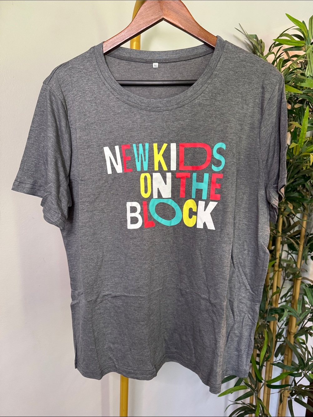 New Kids On The Block Graphic Tee - Gray NEW